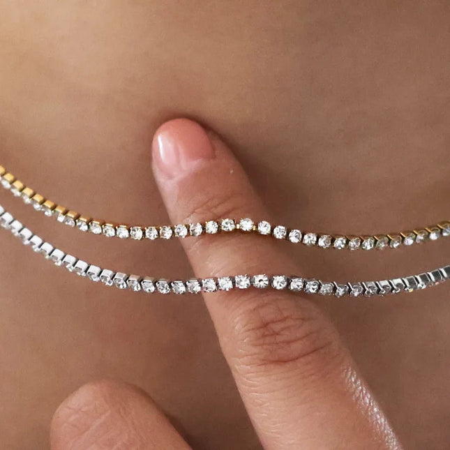 COLLAR TENNIS COURT GOLD