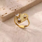 ANILLO CORAZON TRIPLE CUBIC