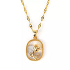 COLLAR ROSE NACAR GOLD