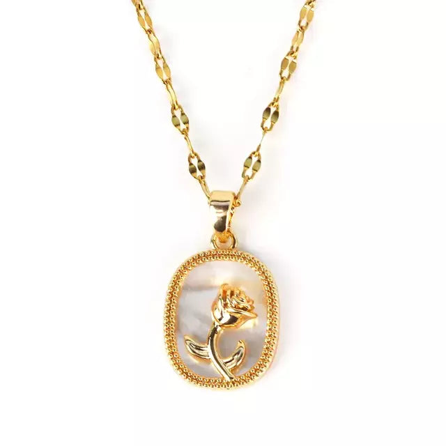 COLLAR ROSE NACAR GOLD