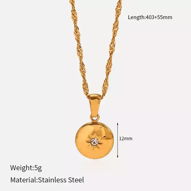 COLLAR MEDALLA DESTELLITO
