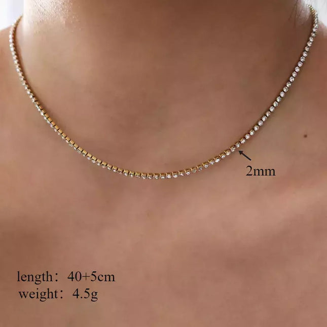 COLLAR TENNIS COURT GOLD