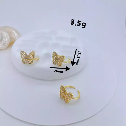 ANILLO MARIPOSA CUBIC